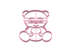 CORTANTE REPOSTERIA OSO PANDA NEW 10 X 9,5 CMS ANCHO C2205 en internet