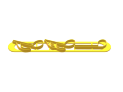 cortante galletitas reglas notas musicales mod A cms C109 24 x 4 cms - comprar online