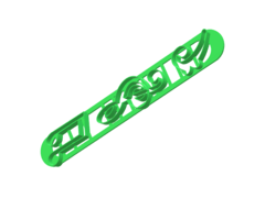 cortante galletitas reglas notas musicales mod B cms C110 24x4 cms en internet