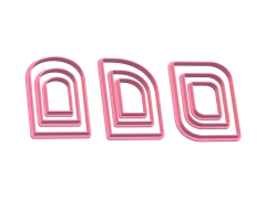 SET CORTANTES MARCOS MARQUITOS ARCOS Y TEAR DROPS X 9U C2724 en internet