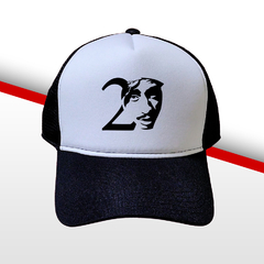 Boné 2pac Tupac Aba Curvada Trucker