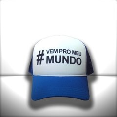 BONÉ VEM PRO MEU MUNDO BLUE - Pássaro Dourado