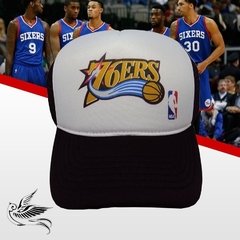 BONÉ SIXERS 76ERS TRUCKER SNAPBACK - loja online