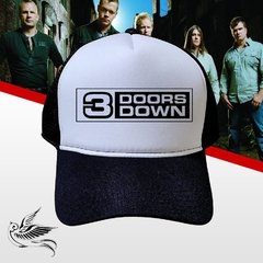 BONÉ 3 DOORS DOWN TRUCKER SNAPBACK - loja online
