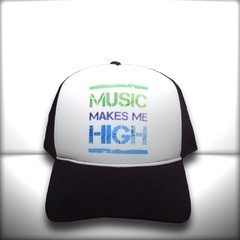 BONÉ MUSIC MAKES ME HIGH - Pássaro Dourado
