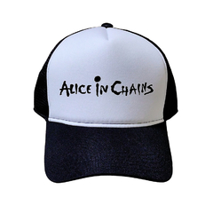 BONÉ ALICE IN CHAINS BANDA ROCK PREMIUM TRUCKER