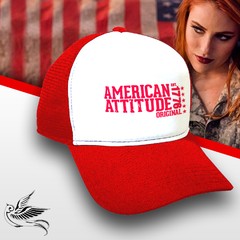 BONÉ AMERICAN ATTITUDE RED - comprar online