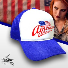 BONÉ FLAG AMERICAN ATTITUDE BLUE - comprar online
