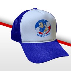 BONÉ BARBER SHOP MAN BLUE SNAPBACK - comprar online