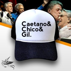 BONÉ CAETANO CHICO GIL