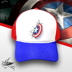 BONÉ CAPITÃO AMÉRICA AMERICANO