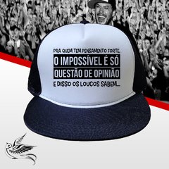 BONÉ IMPOSSÍVEL É SÓ QUESTÃO DE OPINIÃO