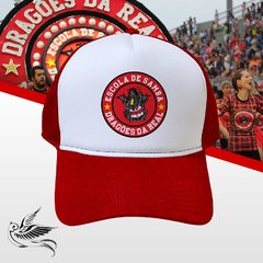BONÉ DRAGÕES DA REAL TRICOLOR SÃO PAULO TRUCKER