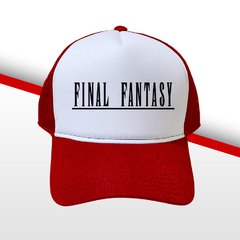 BONÉ FINAL FANTASY RED TRUCKER