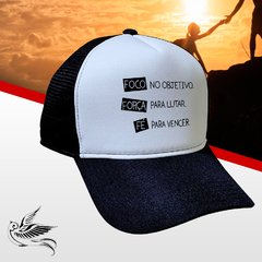 BONÉ FOCO FORÇA E FÉ SNAPBACK - comprar online