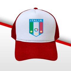 BONÉ ITALIA SELEÇÃO RED TRUCKER