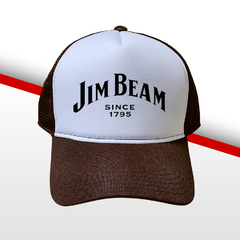 BONÉ SERTANEJO LUAN SANTANA JIM BEAM ABA CURVADA