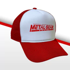 BONÉ METAL GEAR SOLID RED TRUCKER - comprar online