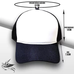 BONÉ BRANCO E ROSA TRUCKER - Pássaro Dourado