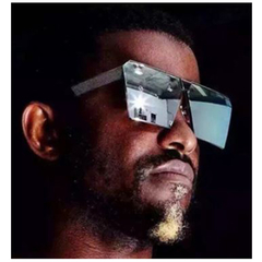 Óculos De Sol Masculino Grande Metal Estilo Importado