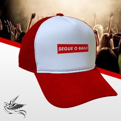 BONÉ SEGUE O BAILE VERMELHO SNAPBACK TRUCKER - comprar online