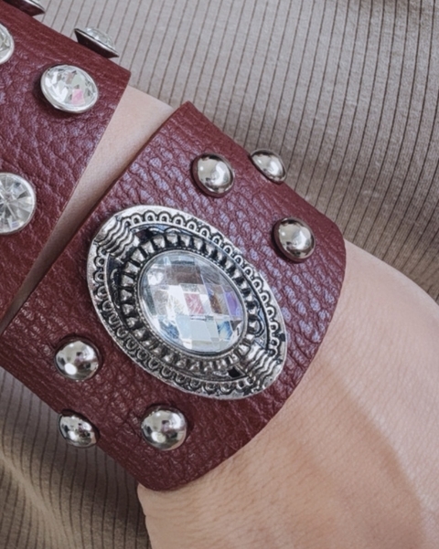 BRAZALETE LOLA BORDÓ - comprar online