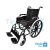 SILLA DE RUEDAS PIES REMOVIBLES Y APOYABRAZOS ABATIBLES PLEGABLE PINTADA TV909B