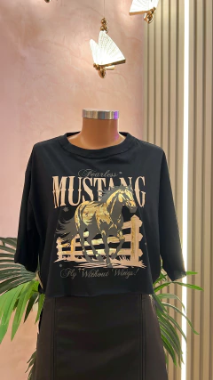507 - CROPPED TSHIRTS MUSTANG - loja online