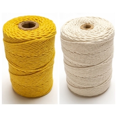 Kit Algodon 18 Hebras x 1kg + Algodon Color 4mm x 500 Gramos - comprar online