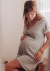 Imagen de CAMISÓN de Maternidad Gris Melange