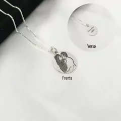 Colar com fotogração + Frase - loja online