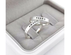 Par de alianças 3mm Nome - comprar online