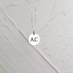 Colar Personalizado Plaquinha comemorativa - comprar online