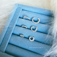 Kit argolinhas cravejadas - comprar online