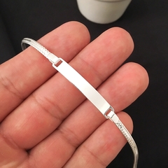 Pulseira Plaquinha Italiana