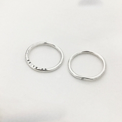 Par de alianças custom