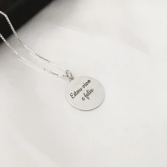 Colar com fotogração + Frase na internet