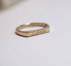 Anel Luxury banhado em ouro 18k