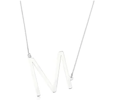 Colar Letrão de Prata na internet