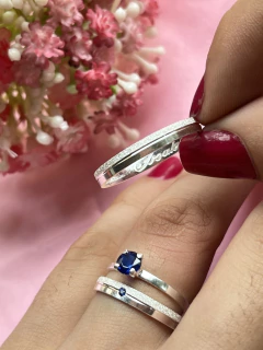 Par de Alianças Diamante de 3mm - comprar online