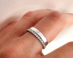 Anel Cravejado Personalizado - loja online