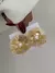 Aros flor perla