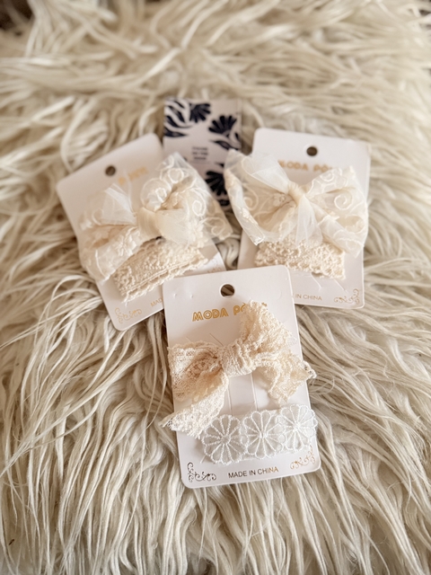 Pack Moñitos Encaje & Broderie
