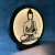 Lampara Aro - Velador De Mesa Luz Led 3d - Buda Tibetano - Tienda Holística Khewra