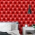 Papel De Parede Couro Vermelho Paixão Intenso Estilo Acolchoado Vinil - DPCO20 - comprar online
