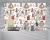 Papel De Parede Clássico Louças Croissant E Café Sobre Fundo Branco Lavável Vinil - DPCL30