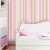 Papel de Parede Autocolante Listrado Listras Verticais Rosa Claro Rosa E Verde Limão Vinil Lavável REF: DPLI16