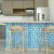 Papel de Parede Adesivo Azulejo Português Hidráulico Azul Claro REF: DPAZ26