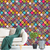 Papel De Parede Azulejo Estilo Mandala Ladrilho Marroquino Vinil Fosco - DPAZ54