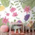 Papel De Parede Personalizado Infantil Jardim Delicado Flores Rosa E Lilás Decoração Quarto Vinil - DPFMF160 - DecoraPlus